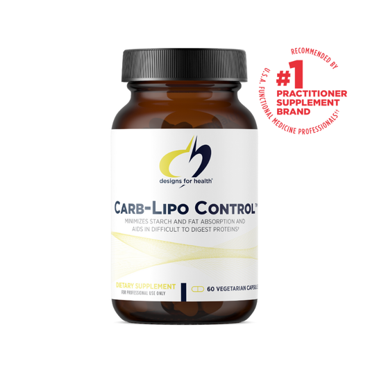 美國Designs for Health 碳水化合物/脂肪消化酶 Carb-Lipo Control，60粒膠囊