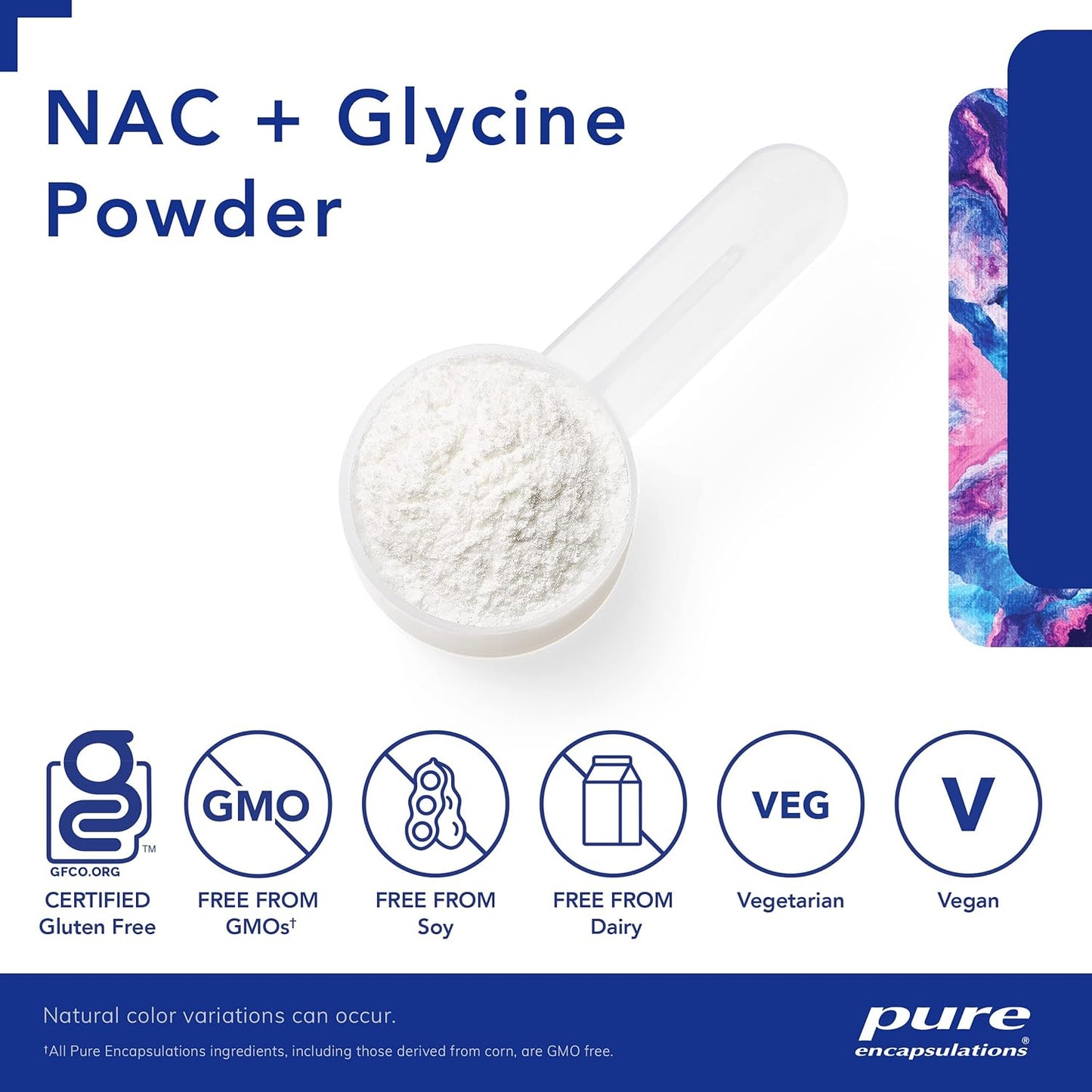 美國Pure Encapsulations   NAC + 甘氨酸粉  NAC + Glycine Powder 5.6盎司(159g)