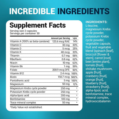 美國Dr. Berg 有機全食複合維生素礦物質草本精華 Whole Food Multivitamin with Minerals，60粒膠囊