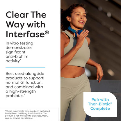 美國Klaire Labs/SFI Health 溶菌酶 Ther-Biotic® InterFase Plus，60粒膠囊