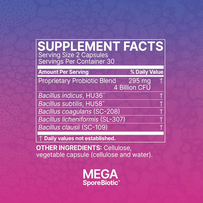 美國Microbiome Labs 孢子益生菌 MegaSporeBiotic，60粒膠囊