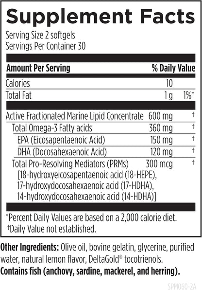 美國Designs for Health 促消退介質 SPM Supreme，60粒 軟膠囊