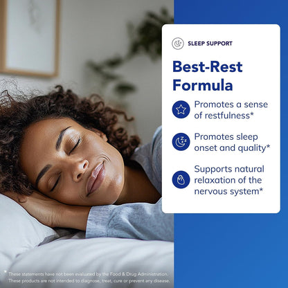 美國Pure Encapsulations 睡眠配方 Best-Rest Formula，60粒 膠囊