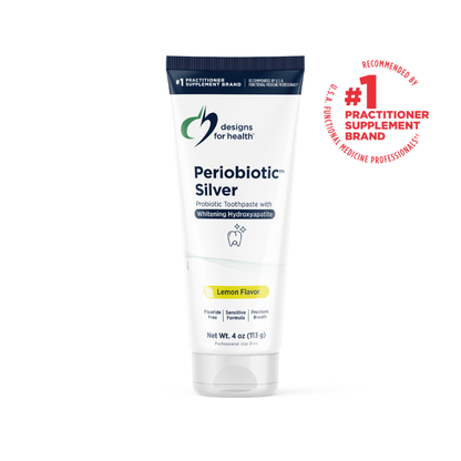 美國Designs for Health  無氟益生菌牙膏  PerioBiotic™ Silver 檸檬味