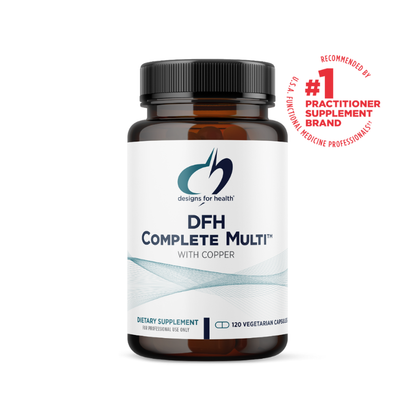 美國Designs for Health  男女多種維生素含銅不含鉄碘 Complete Multi™ with Copper，120粒膠囊