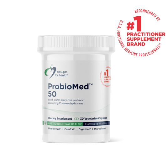 美國Designs for Health 500億高效醫學益生菌 ProbioMed™ 50，30粒膠囊