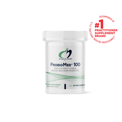 美國Designs for Health 1,000億高效醫學益生菌  ProbioMed™ 100，30粒膠囊