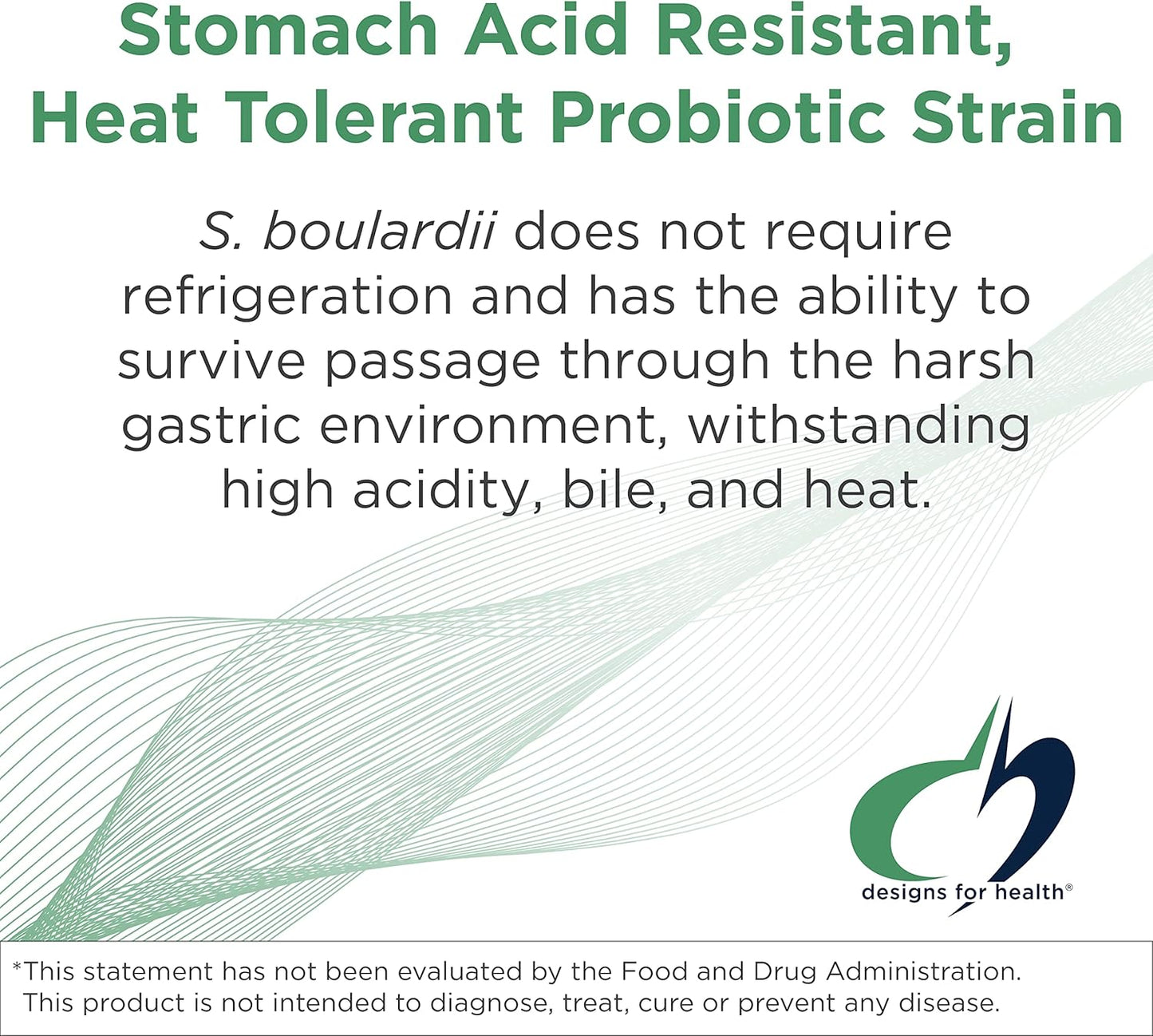 美國Designs for Health 布拉酵迪母菌  FloraMyces，60粒膠囊