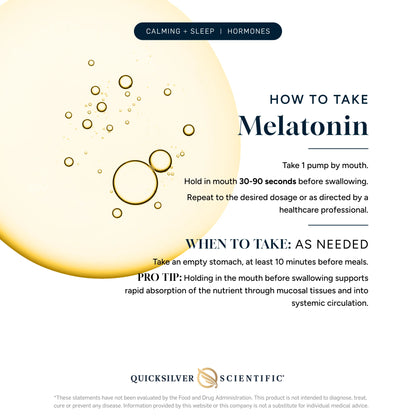 美國Quicksilver Scientific 脂質體褪黑素 Liposomal Melatonin，30 mL