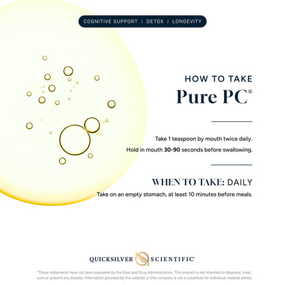 美國Quicksilver Scientific 純磷脂醯膽鹼PC Micellized Pure PC，120 mL
