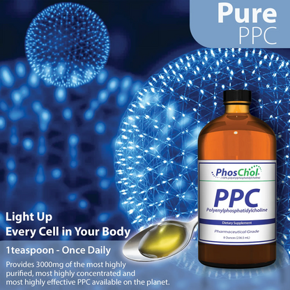 美國Nutrasal - PhosChol 醫藥級多烯磷脂酰膽堿 PPC 8盎司/236.5 mL