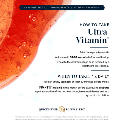 美國Quicksilver Scientific 脂質體超級複合維生素 Ultra Vitamin，100 mL