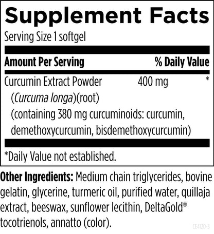 美國Designs for Health 薑黃素 優效生物利用 Curcum-Evail® 400，60粒膠囊