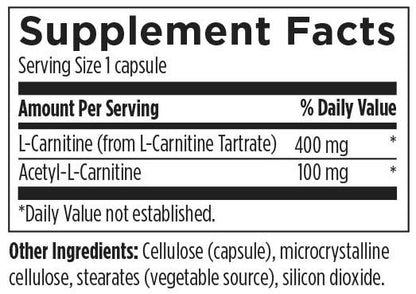 美國Designs for Health 左旋肉鹼 Carnitine Synergy，120粒膠囊