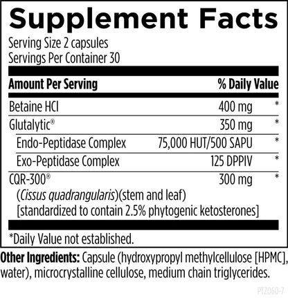 美國Designs for Health 碳水化合物/脂肪消化酵素 Carb-Lipo Control，60粒膠囊